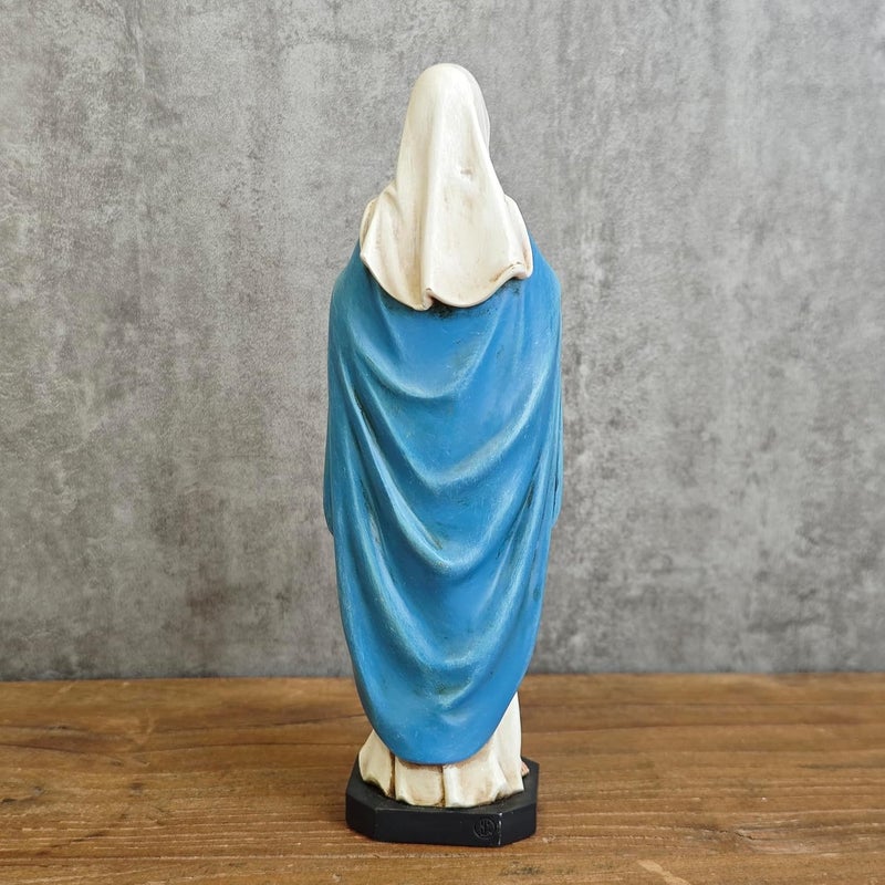 BC BUILDCLASSIC BC Catholic Immaculate Heart of Mary Figure, 6" H Blessed Holy Mother Virgin Mary Statue for Home, Religious Gifts to Mom，Devout Home Decor Classical Renaissance Sculpture Handpainted by Buildclassic - Image 4